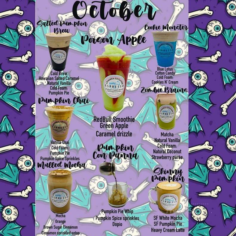 Common Grounds Espresso - Anchorage, AK menu_pic