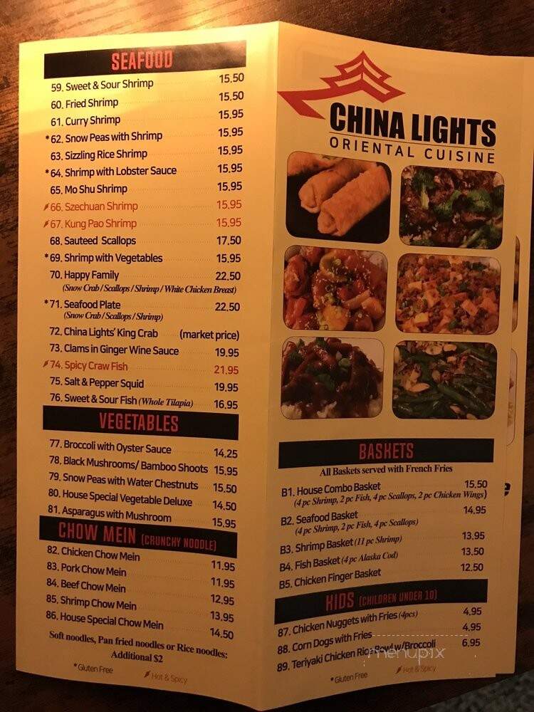 China Lights - Anchorage, AK menu_pic