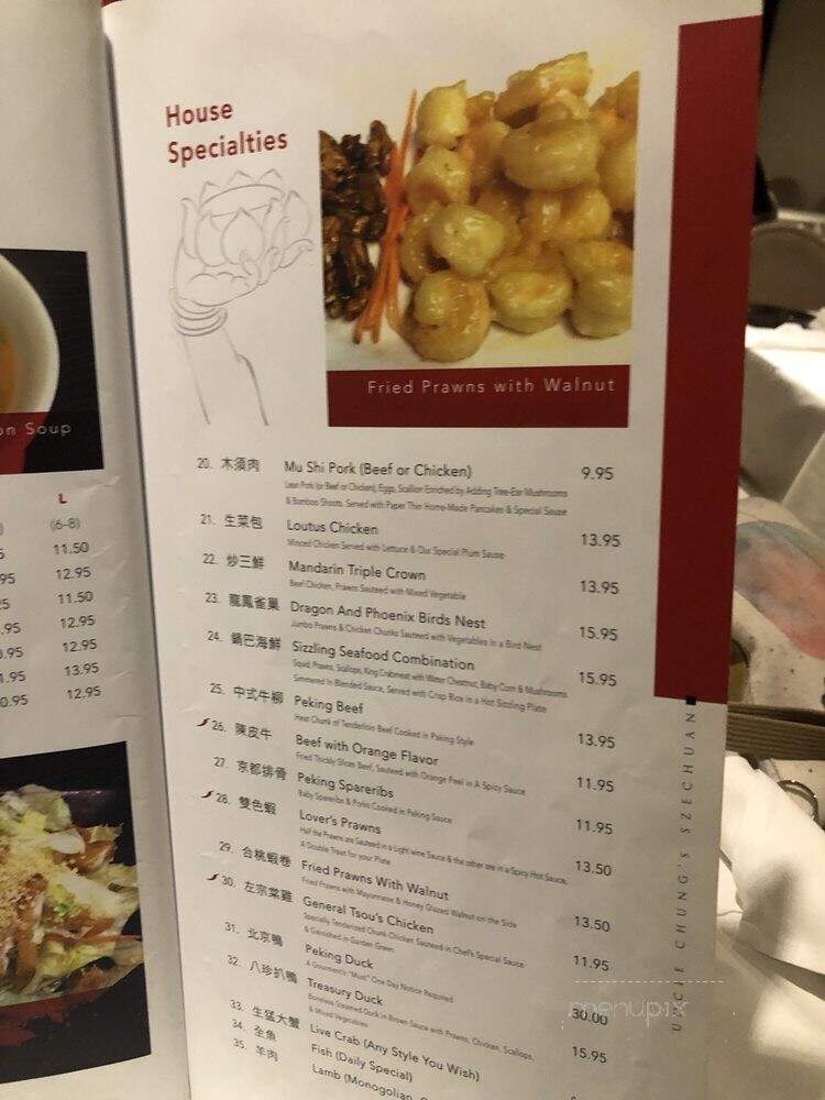 Uncle Chung's Szechuan - Pinole, CA menu_pic