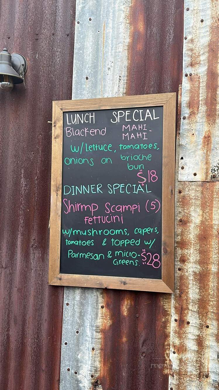Schooner's Wharf - Cayucos, CA menu_pic