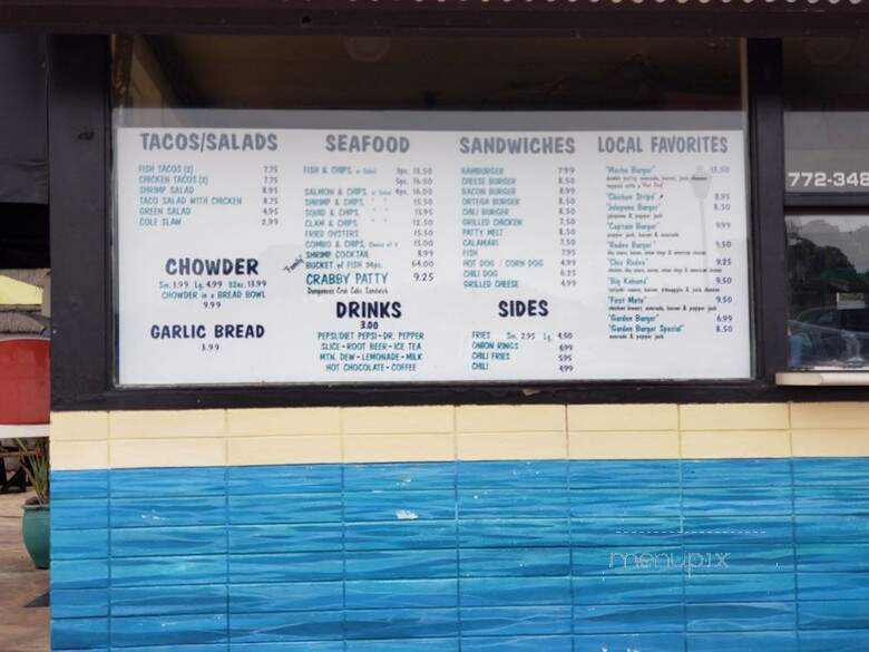 Lil Hut - Morro Bay, CA menu_pic
