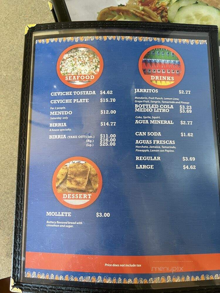 La Elegante - Fresno, CA menu_pic