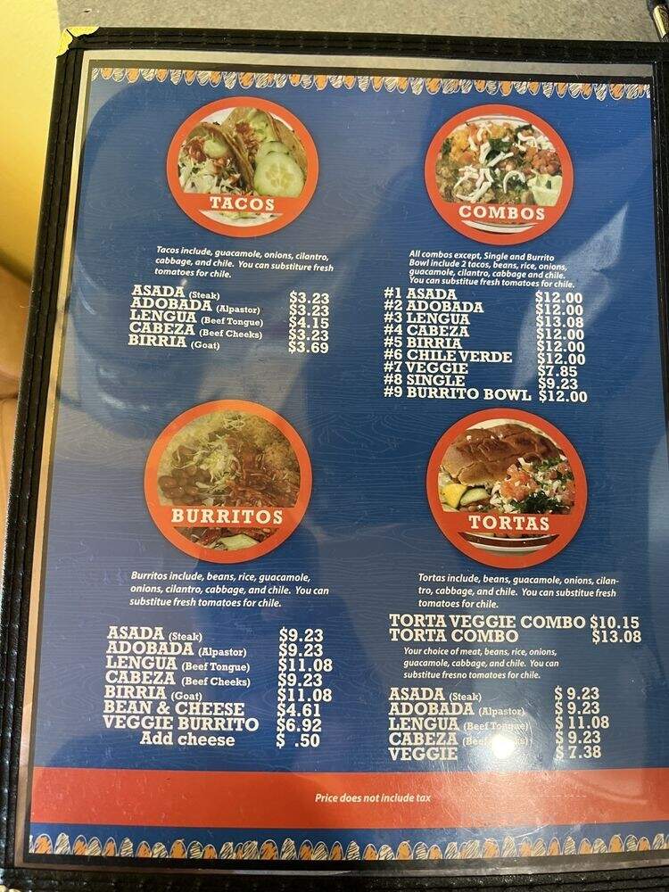 La Elegante - Fresno, CA menu_pic
