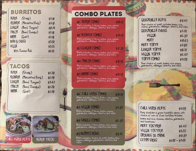 La Elegante - Fresno, CA menu_pic