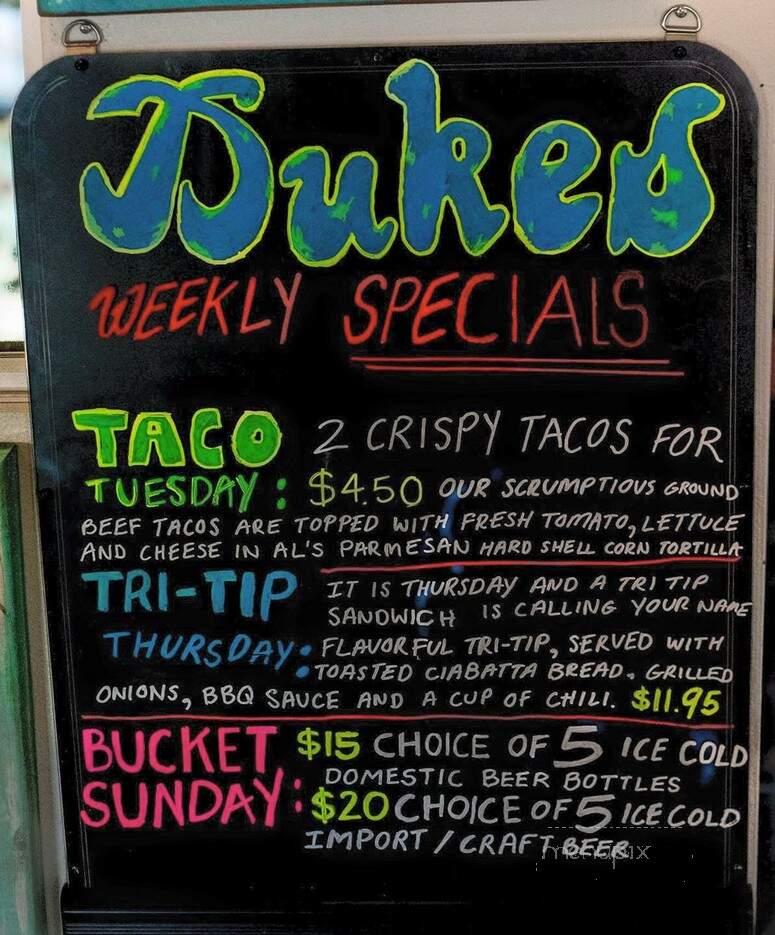 Duke's Griddle 'n Grill - Ventura, CA menu_pic
