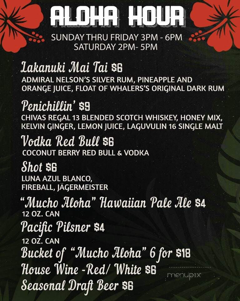 Lakanuki - Mammoth Lakes, CA menu_pic