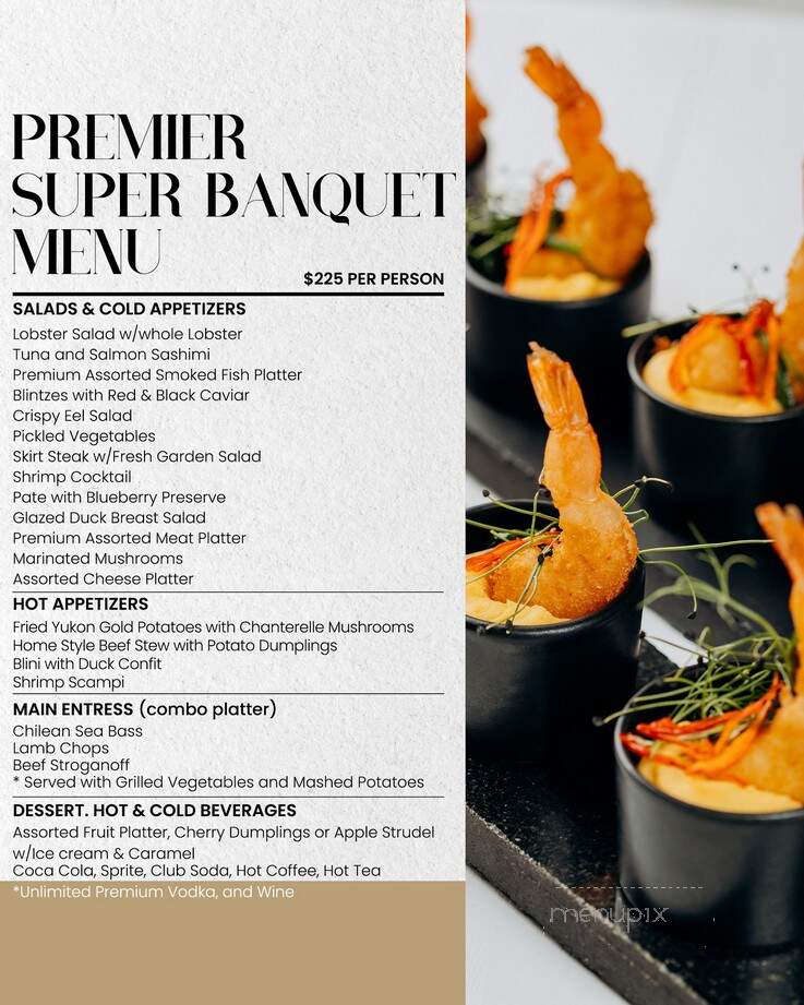 Premier Restaurant - Studio City, CA menu_pic