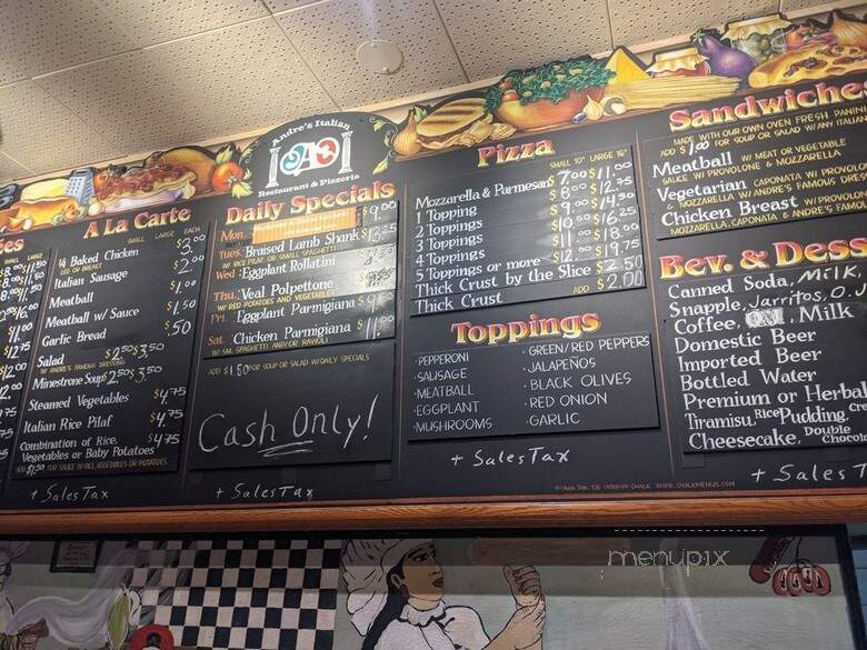 Andre's Restaurant - Los Angeles, CA menu_pic