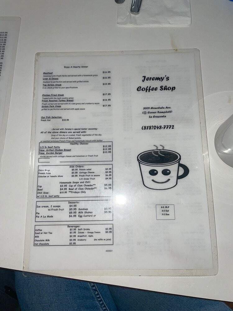 Jeremy's Restaurant - La Crescenta, CA