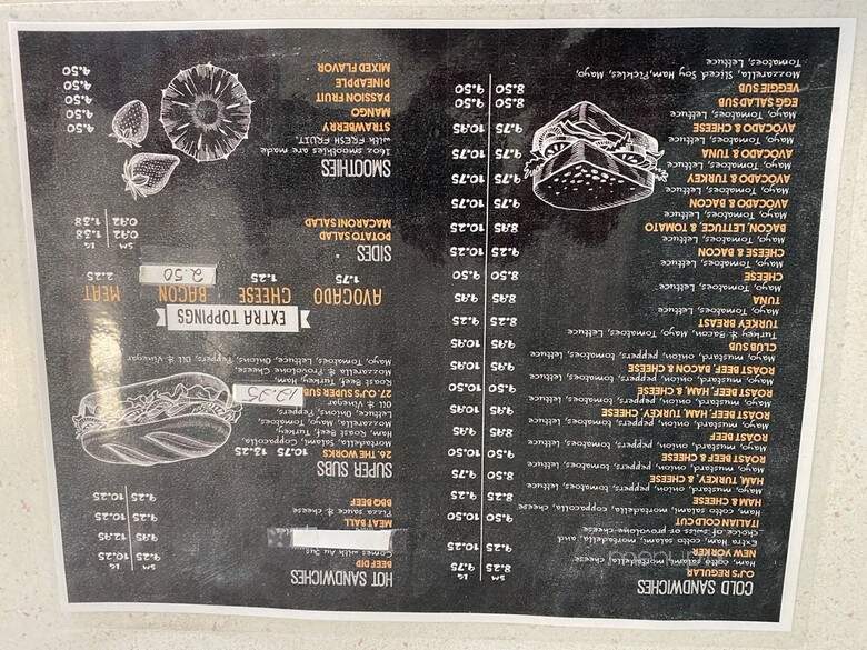 O J's Submarines - Lakewood, CA menu_pic