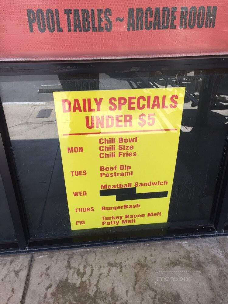 Glory Days Sports Grill - Lakewood, CA menu_pic
