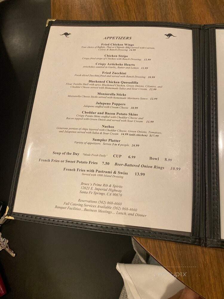 Bruce's Restaurant - Santa Fe Springs, CA menu_pic