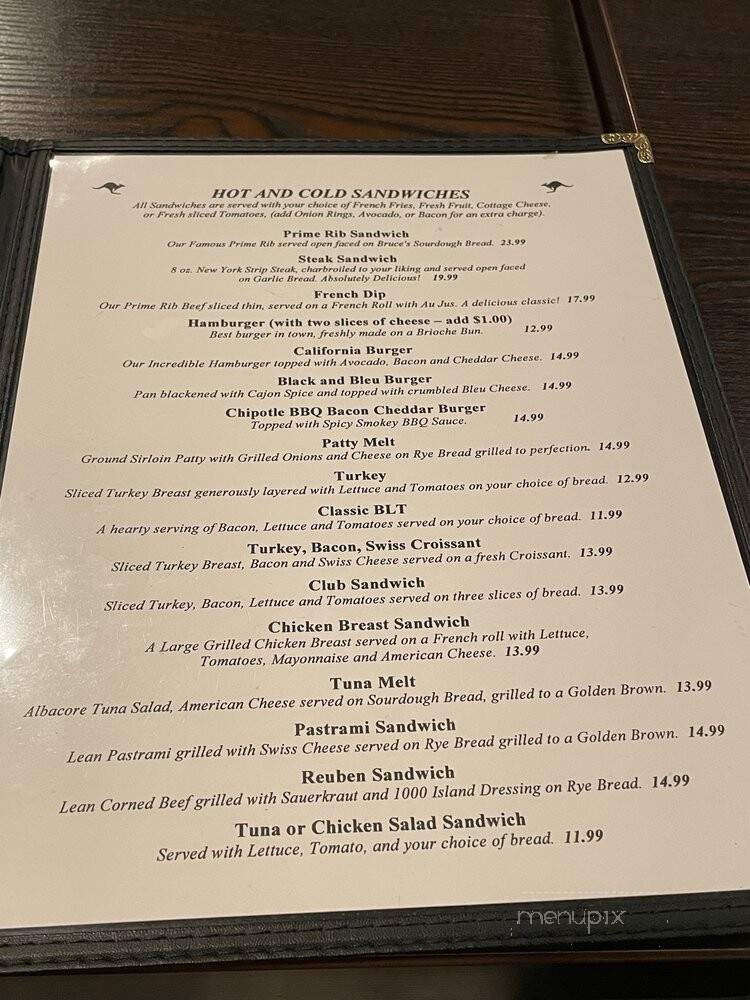 Bruce's Restaurant - Santa Fe Springs, CA menu_pic