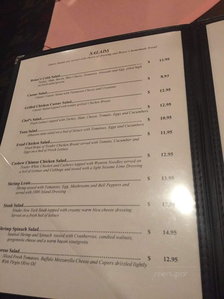 Bruce's Restaurant - Santa Fe Springs, CA menu_pic