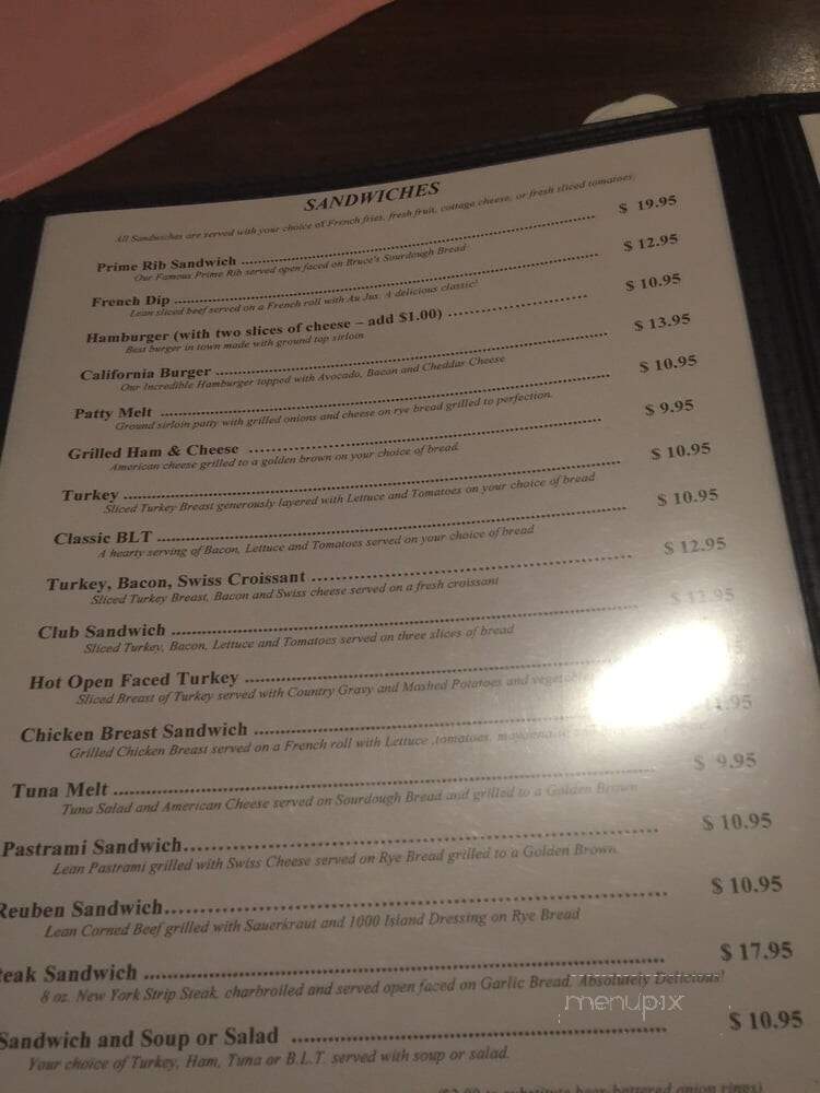 Bruce's Restaurant - Santa Fe Springs, CA menu_pic