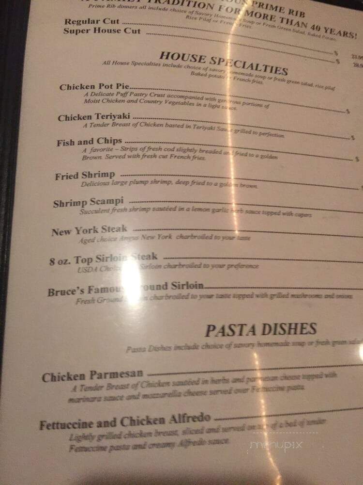 Bruce's Restaurant - Santa Fe Springs, CA menu_pic