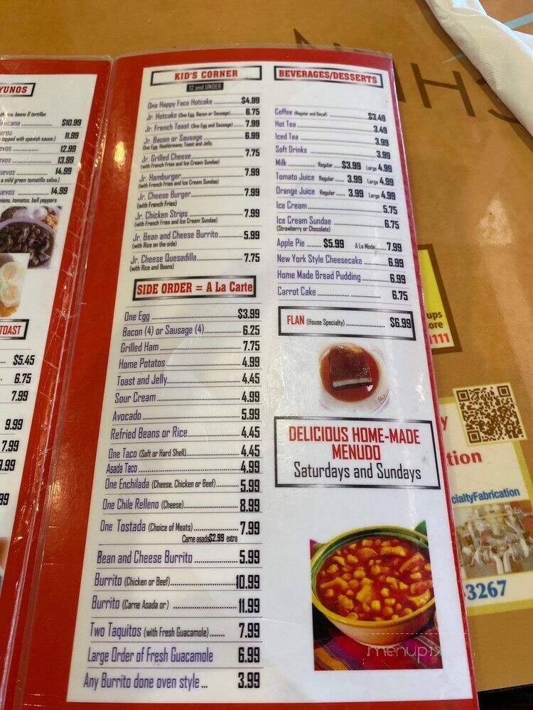 Annia's Kitchen - El Monte, CA menu_pic