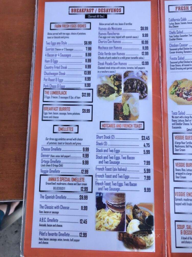 Annia's Kitchen - El Monte, CA menu_pic