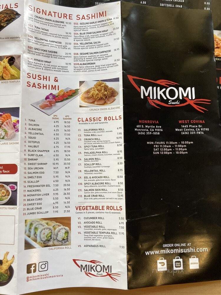 Mikomi Sushi - Monrovia, CA