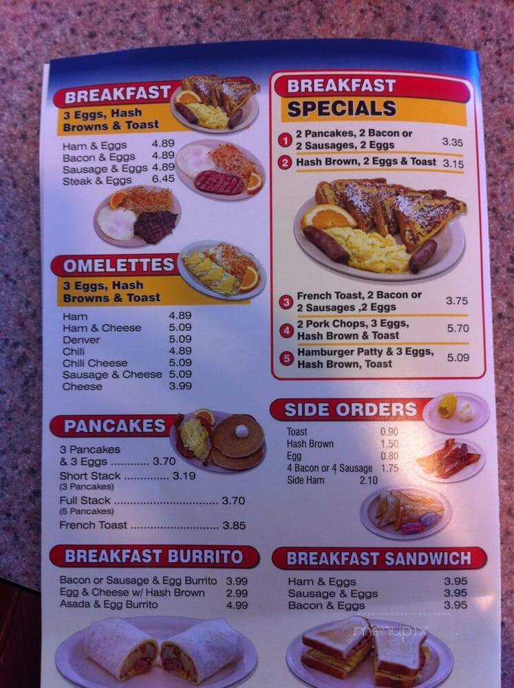 Omega Drive-In - Orange, CA menu_pic