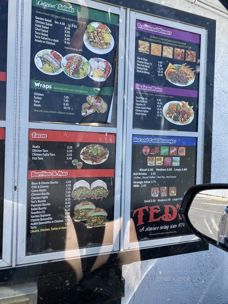 Ted's Burgers - Anaheim, CA menu_pic
