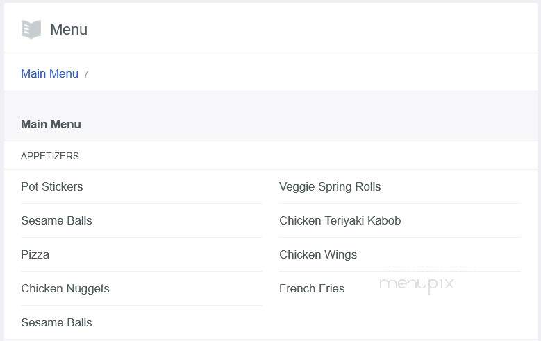 World Buffet - West Covina, CA menu_pic