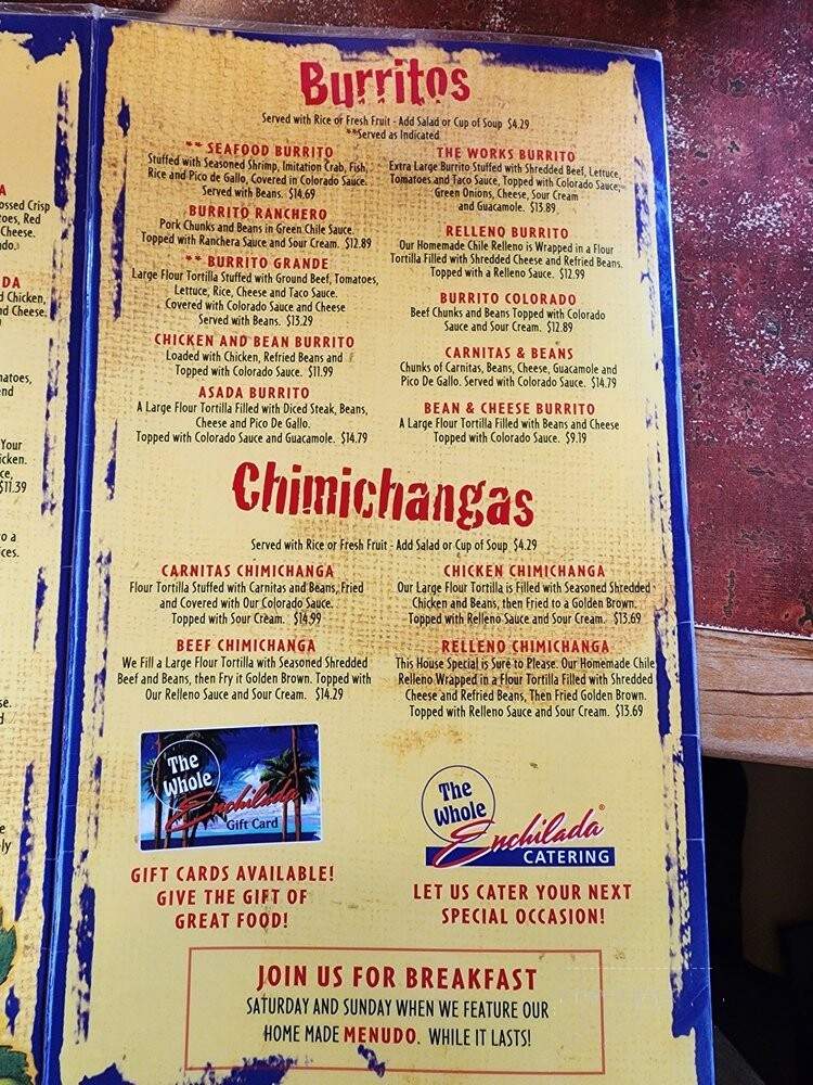 Whole Enchilada - Placentia, CA menu_pic