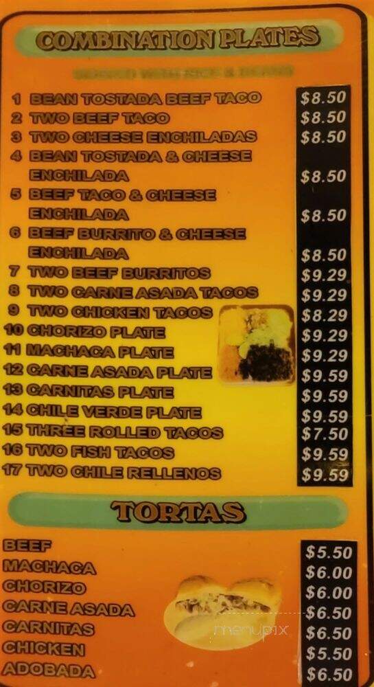 Robertitos Mexican Food - Fallbrook, CA menu_pic