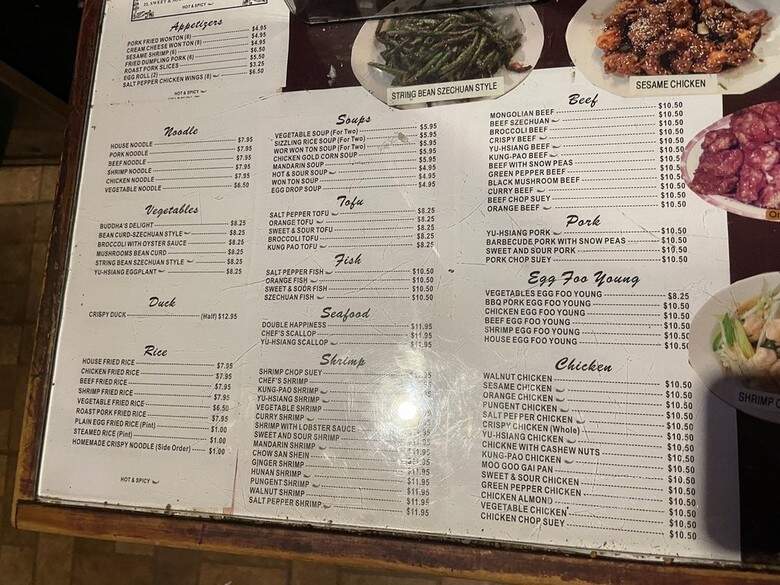 Rising Dragon Chinese Restaurant - San Diego, CA menu_pic