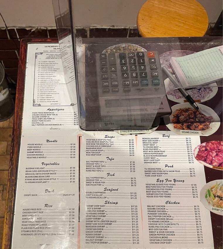 Rising Dragon Chinese Restaurant - San Diego, CA menu_pic