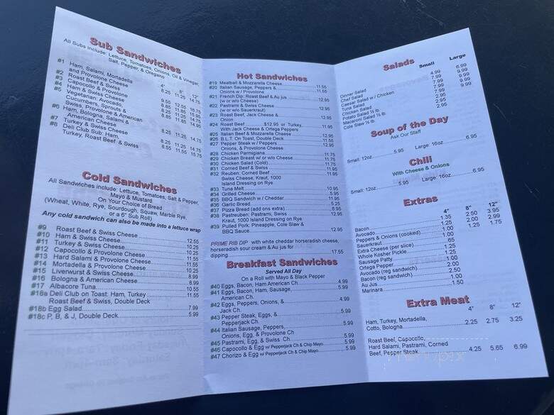 Antonelli's Deli - El Cajon, CA menu_pic