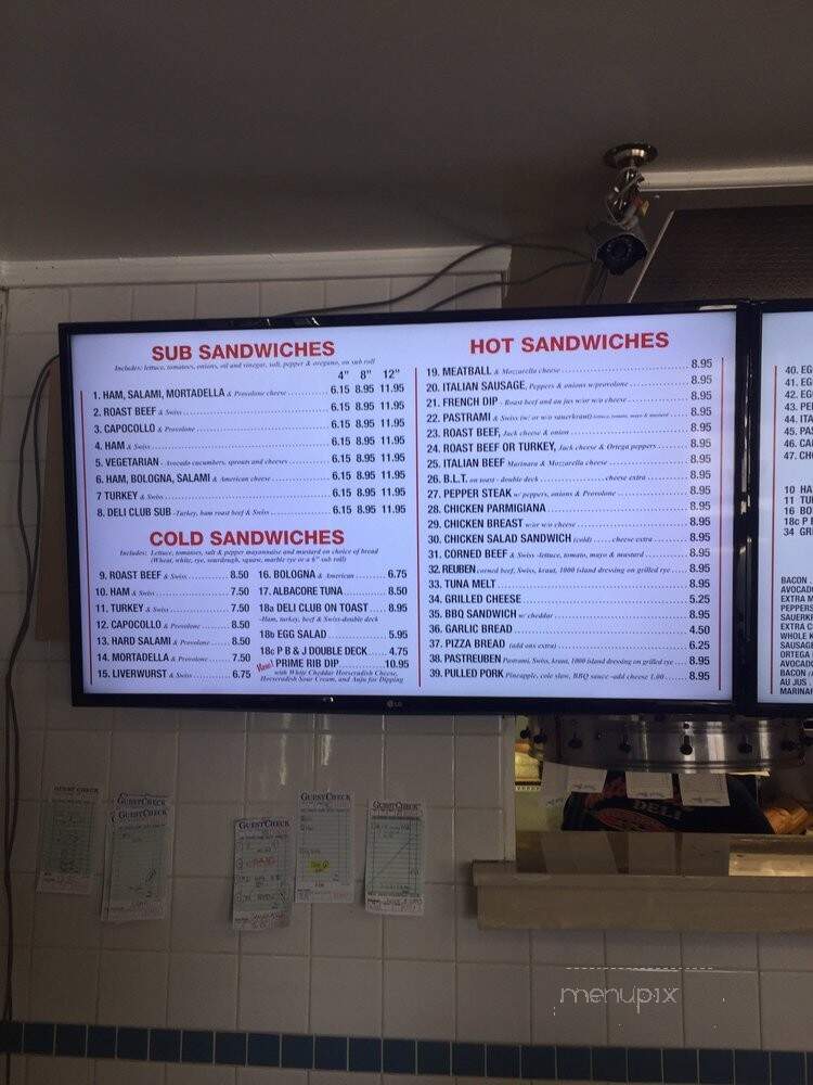Antonelli's Deli - El Cajon, CA menu_pic