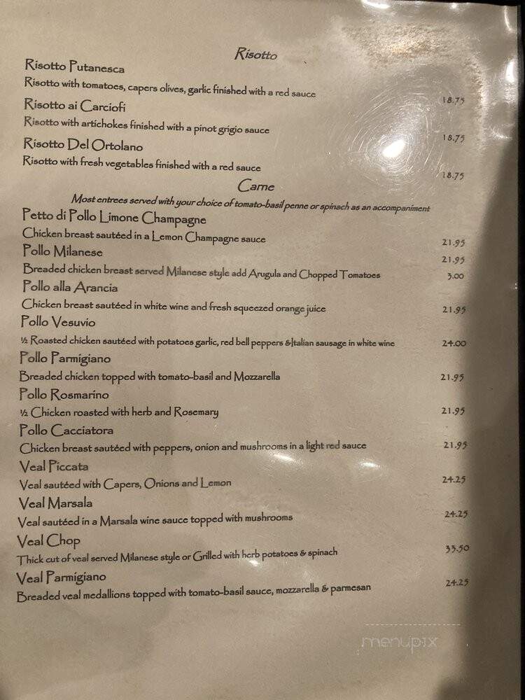 Le Donne Cucina Italiana - Palm Desert, CA menu_pic
