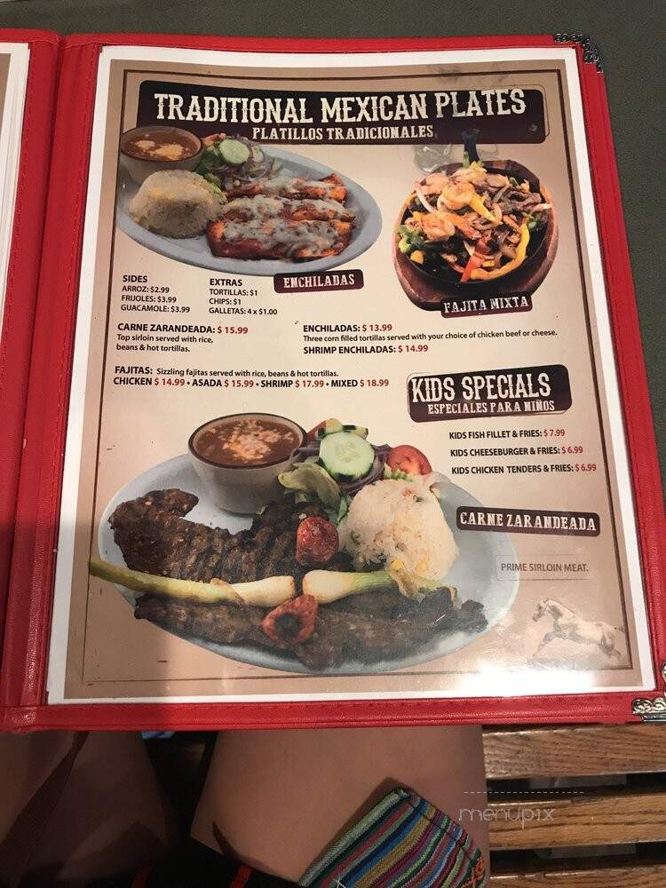El Rancho Restaurant - Concord, CA menu_pic