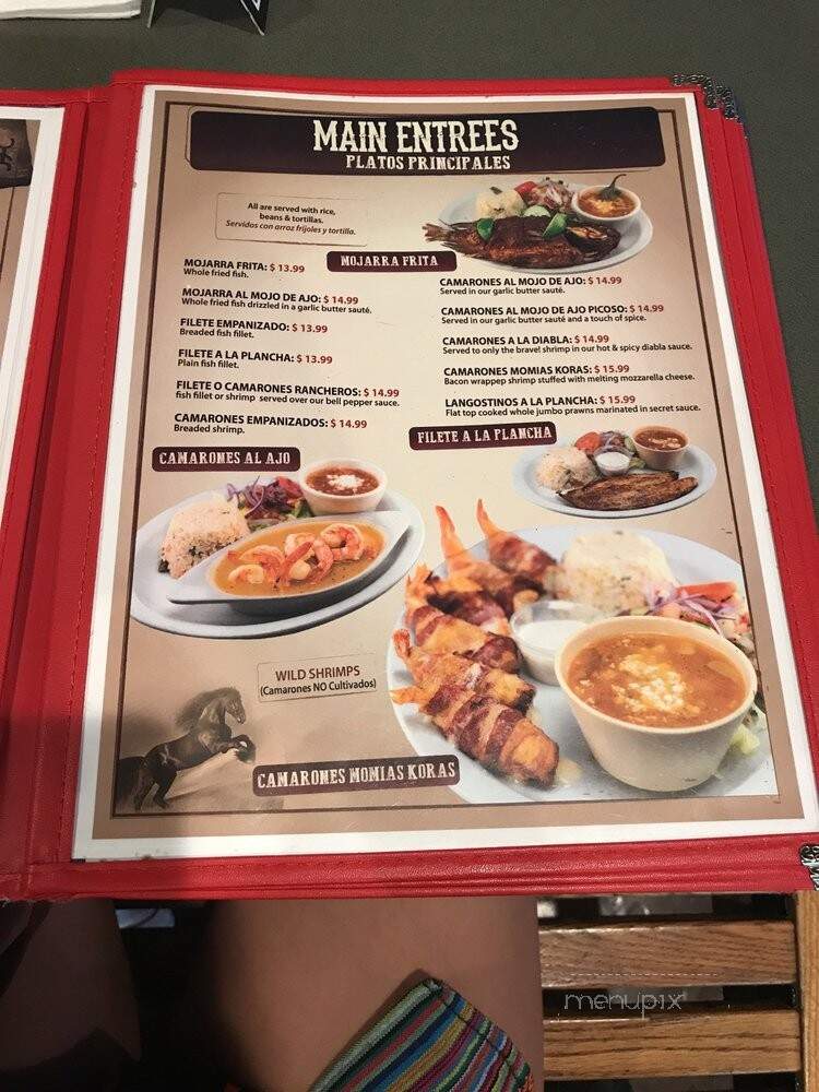 El Rancho Restaurant - Concord, CA menu_pic