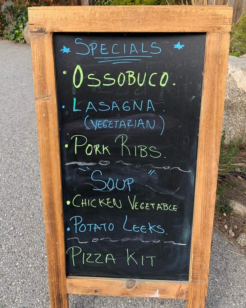 Corkscrew Cafe - Carmel Valley, CA menu_pic