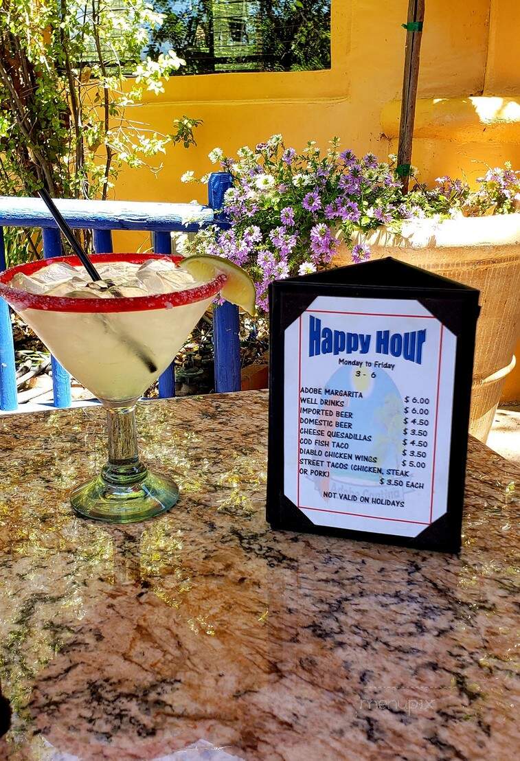 Adobe Cantina - Agoura Hills, CA menu_pic