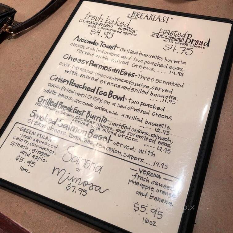 Black Cow Cafe - Montrose, CA menu_pic