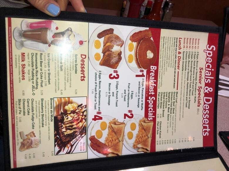 Spires Restaurant - Ontario, CA menu_pic