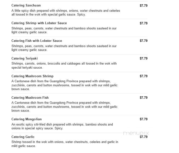 Mr You Express - Rancho Cucamonga, CA menu_pic