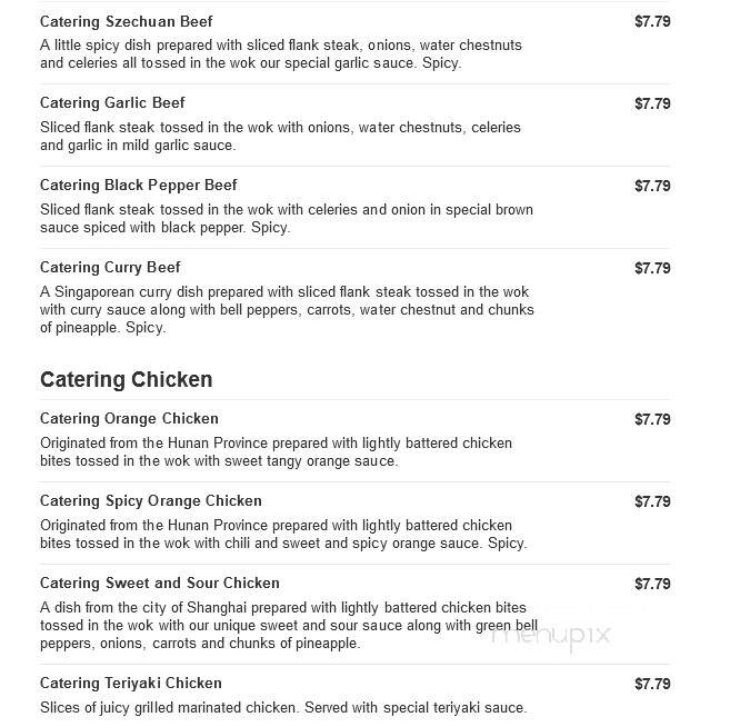Mr You Express - Rancho Cucamonga, CA menu_pic