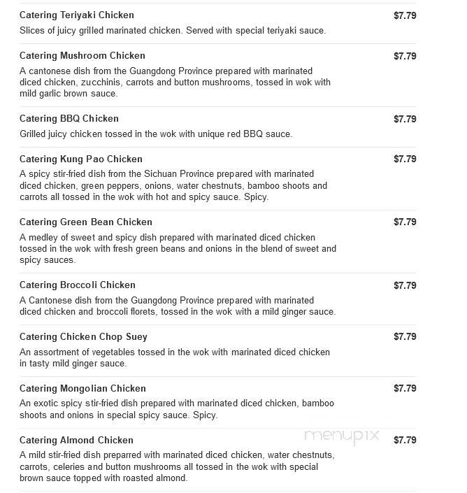 Mr You Express - Rancho Cucamonga, CA menu_pic
