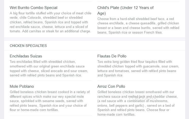 Pancho Villas Mexican Grill Restaurant & Entertainment - Fontana, CA menu_pic