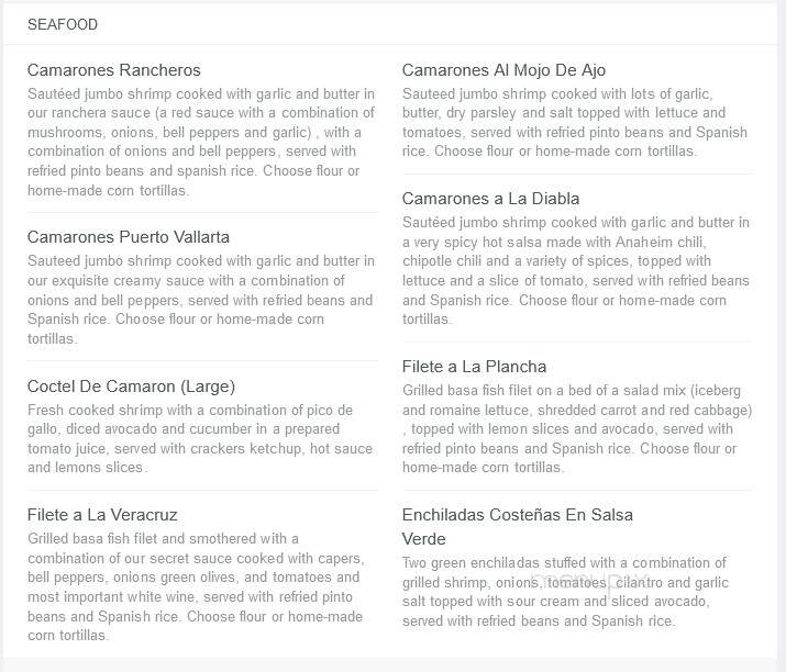 Pancho Villas Mexican Grill Restaurant & Entertainment - Fontana, CA menu_pic