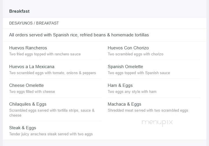 Pancho Villas Mexican Grill Restaurant & Entertainment - Fontana, CA menu_pic