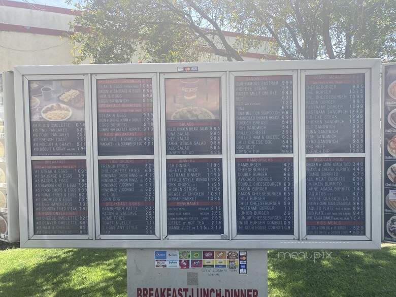 Georges Burgers - Fontana, CA menu_pic
