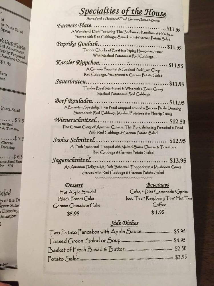 Gazzolo's Sausage Co Restaurant - San Bernardino, CA menu_pic