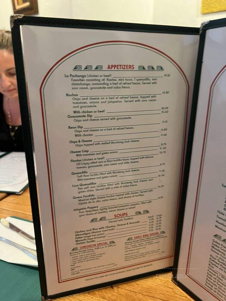 Fidel's Little Mexico - Solana Beach, CA menu_pic