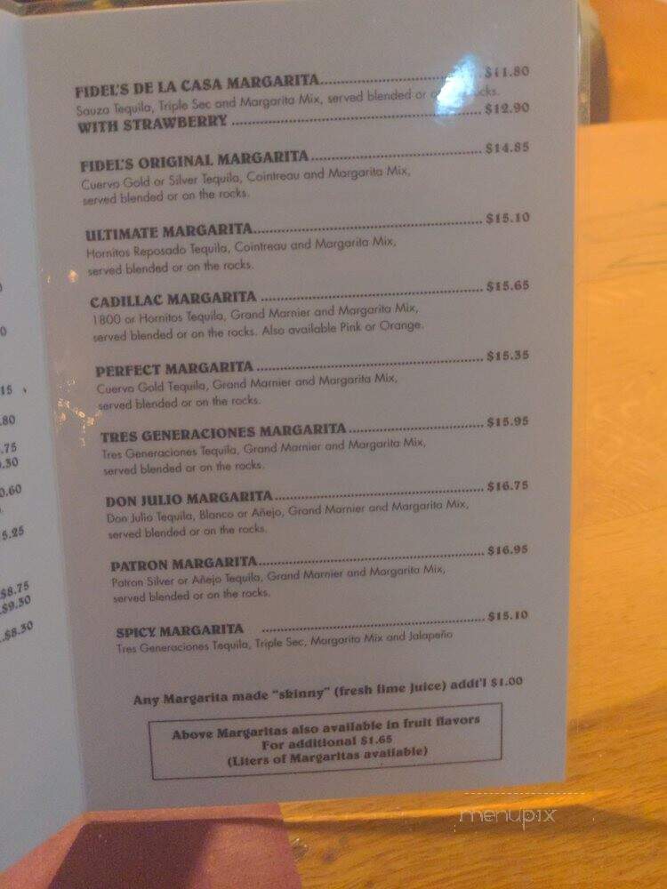 Fidel's Little Mexico - Solana Beach, CA menu_pic