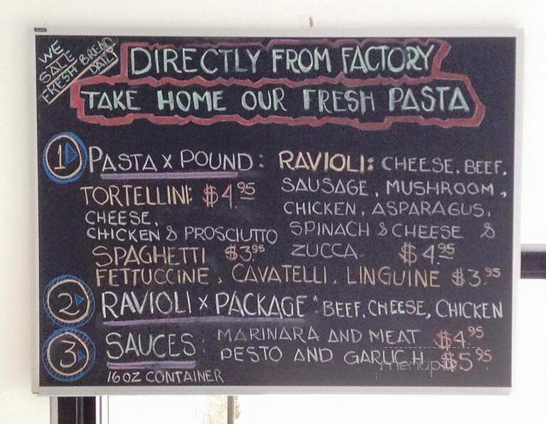 Mamma Lina's Ravioli Co - San Diego, CA menu_pic